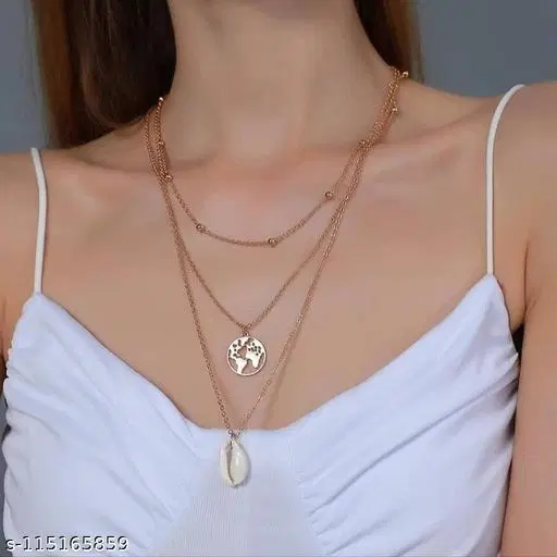 Trendy Minimal Layered Jewelry for Girls And Women