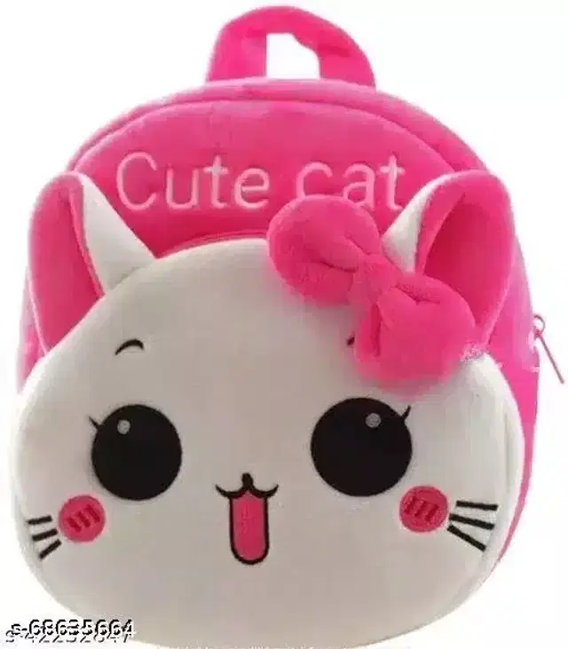 Soft School Bag for Kids, Pink
