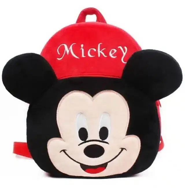 Soft School Bag for Kids, Red
