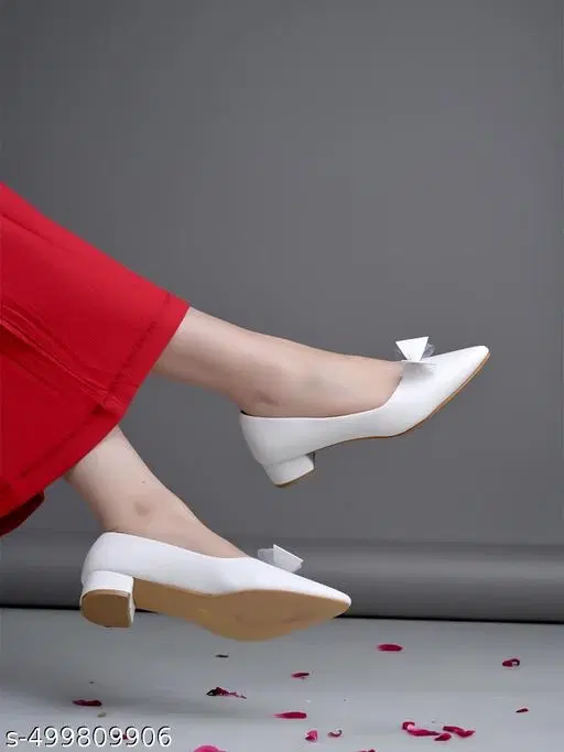 Shoetopia Heel Sandals White (IND-7)
