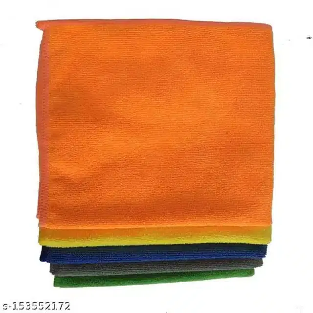Microfiber Bath Towel, Multicolor, 40x40 cm, Pack of 4