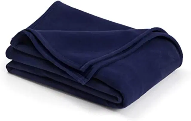 Fleece Blanket, Blue, 60x90 Inches