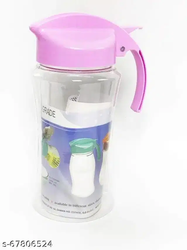 Plastic Oil Dispenser, Pink, 1000 ml
