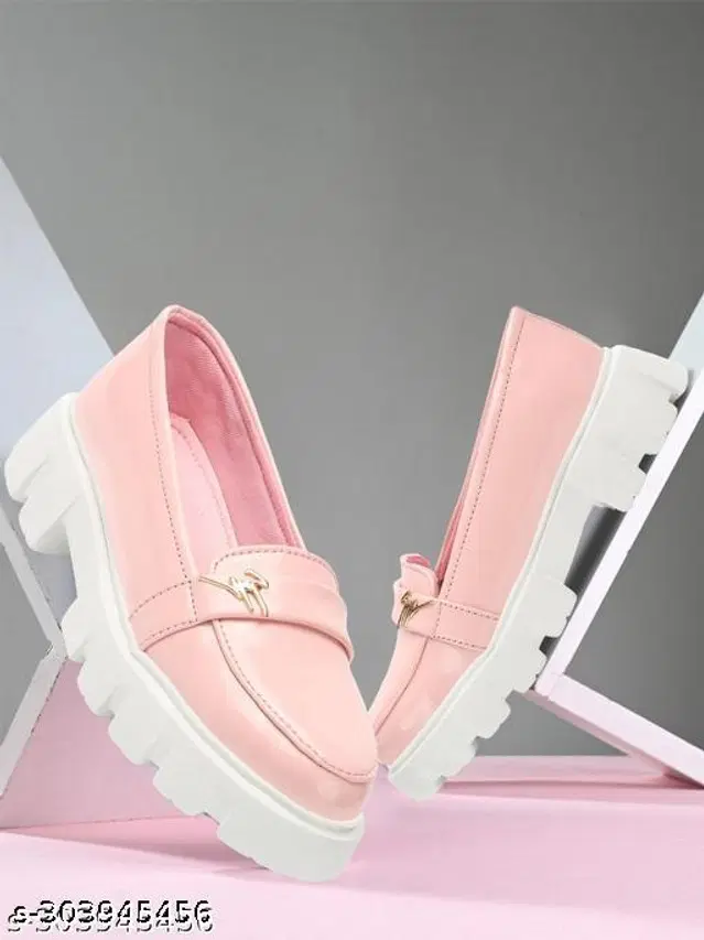 Loafers for Women (Pink, 3)