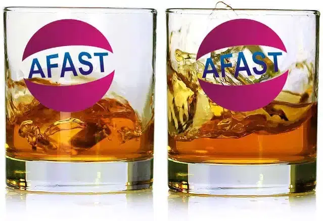 Liquor cum Cocktail Glasses, Transparent, 280 ml, Pack of 2