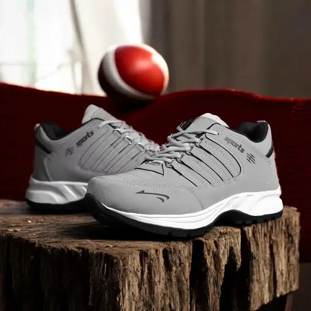 EVA Sports Shoes for Men (Grey, 38)