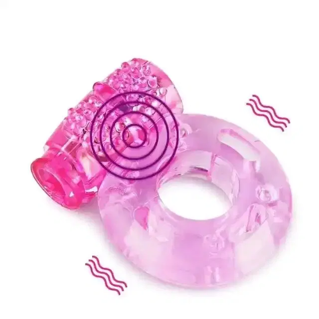 Penis Vibrator Ring for Men, Pink