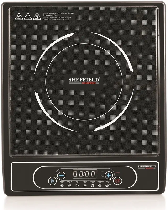 Sheffield Classic 1400 W Induction Cooktop Push Button (Black, Induction multi function Electric)