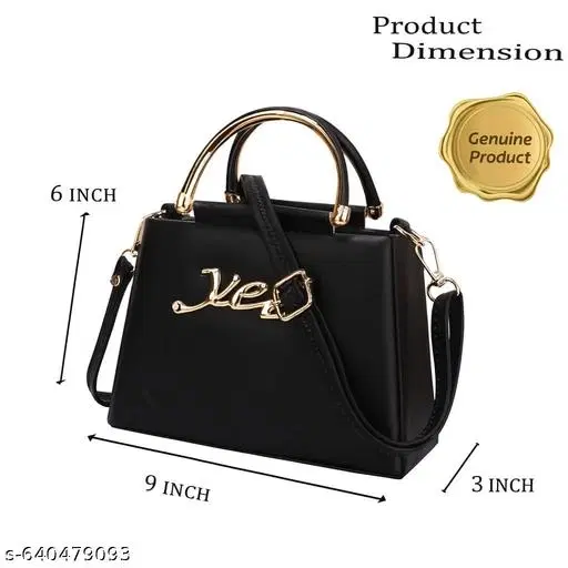 Black Crossbody Bags & Sling Bags for Women (Black, 1 Pc)