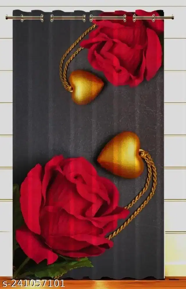 Curtains for Door, Multicolor, 7 Feet