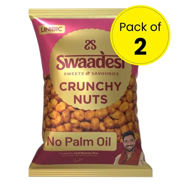 Unibic Crunchy Nuts 2x150 g (Pack of 2)
