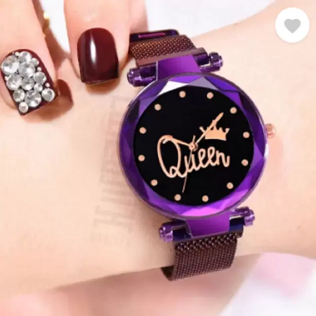 Metal Strap Analog Watch for Women & Girls (Multicolor)