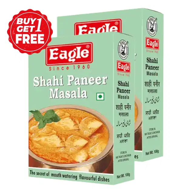 Eagle Shahi Paneer Masala  2X100 g (Buy 1 Get 1 Free)