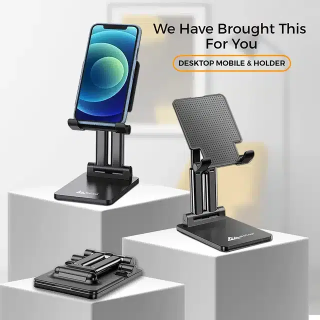 Plastic Tabletop Mobile Stand, Multicolor
