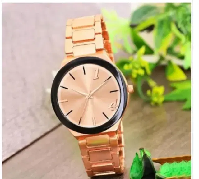 Analog Watch for Women (Rose Gold)