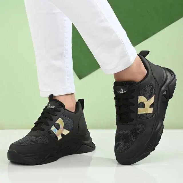 Sport Shoes for Women (Black, 3) (MSDO-31)