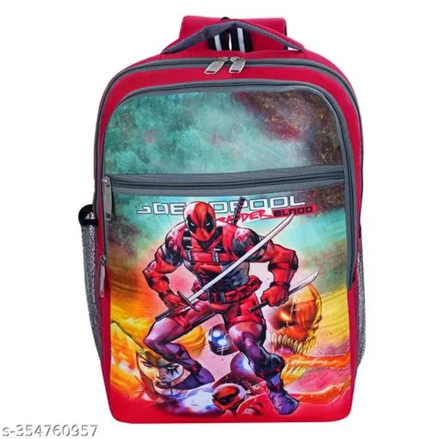 Polyester Backpacks for Kids, Red, 30 L