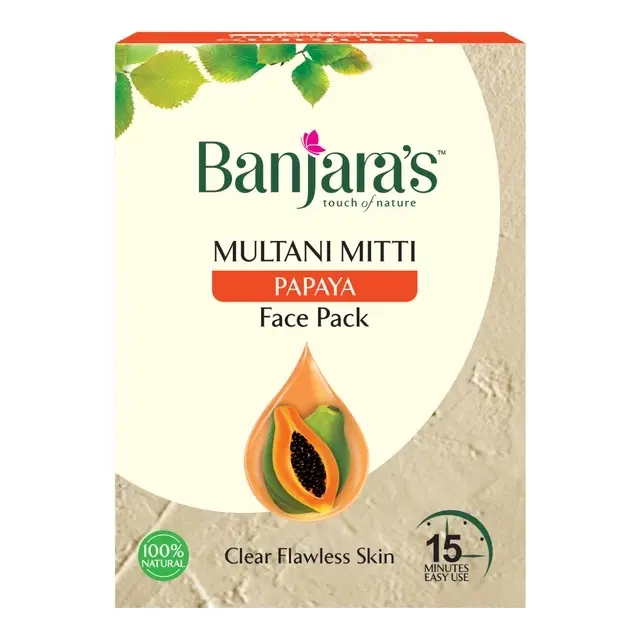 Banjara's Multani Mitti Papaya Face Pack 100 g