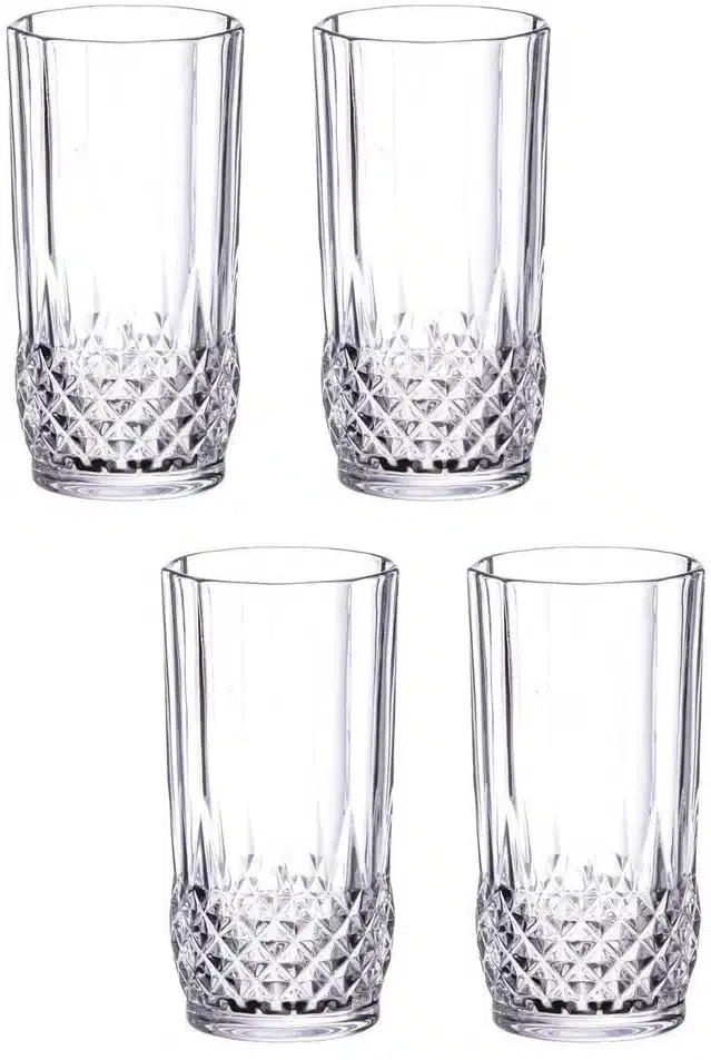 Liquor cum Cocktail Glasses, Transparent, 200 ml, Pack of 4