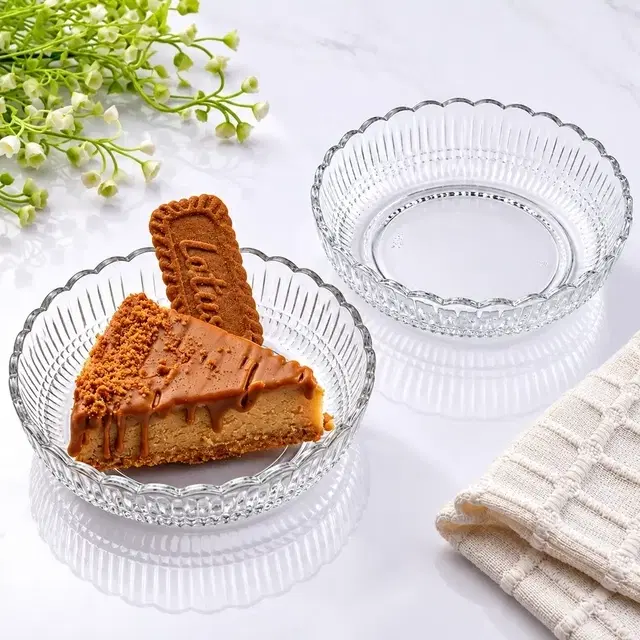 Yera Novetta Glass Bowl Set Rp300, Set Of 2, 300 ml – Multipurpose Dessert & Snack Bowls