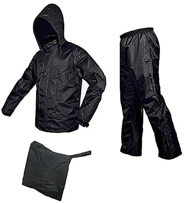 Rainsuit for Men & Women, Black