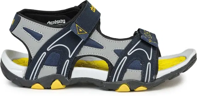 Casual Sandals for Men (Yellow, IND-6)