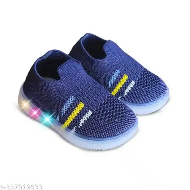 Lighting Casual Shoes for Infants (Navy Blue, 6-9 Months)