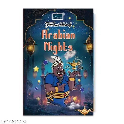 Famous Tales of Arabian Nights Story Book for Kids | Magical Adventures with Aladdin, Sinbad & Classic Arabian Folktales | Early Learning Story Book for Children | Perfect Birthday Gift, Reading Practice & Bedtime Stories