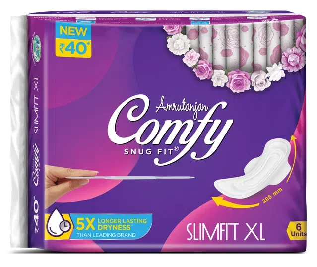 Comfy Slimfit XL SANITARY PADS - 6 Pads