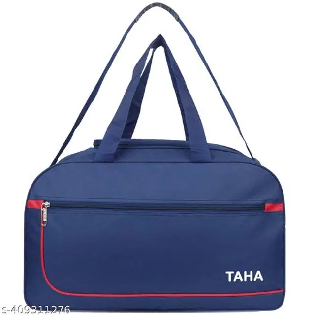Polyester Duffel Bags, Navy Blue