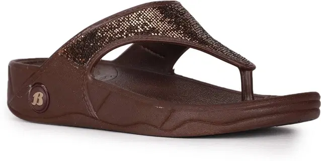 Bata Eva Wedge Sandals for Women (Brown, 5 UK/India)