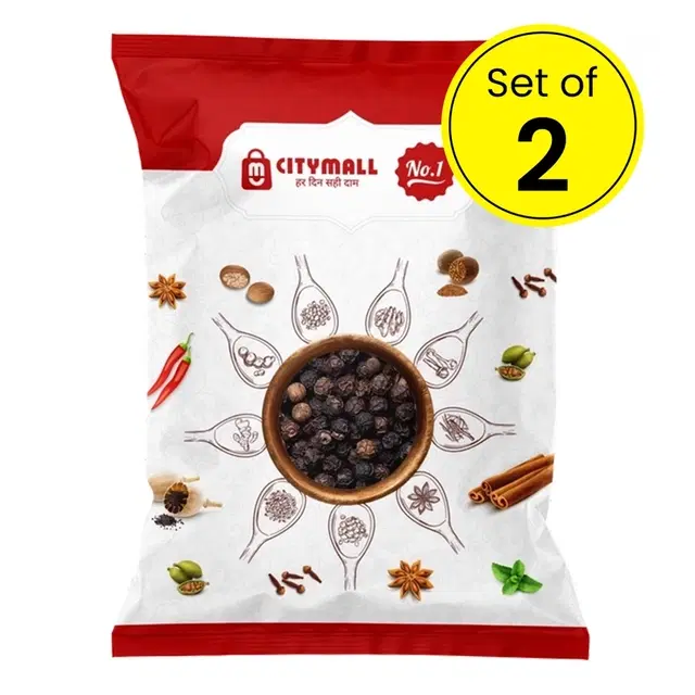 Citymall No.1 Kali Mirch Sabut 25 g (Set of 2)