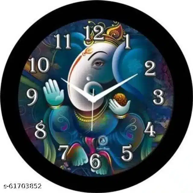 Designer Analog Wall Clock, Multicolor