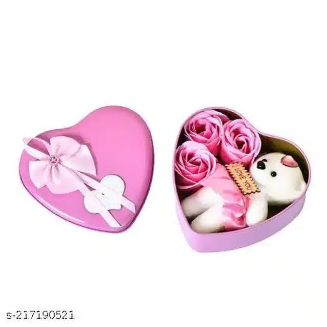 Soap Flower Gift Box, Pink