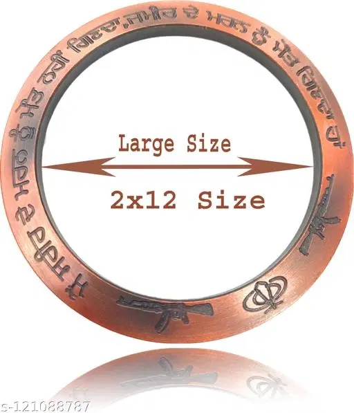 Copper Punjabi Kada for Men