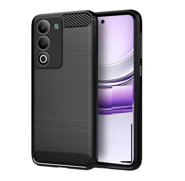 Silicone Mobile Back Cover for Oppo A5 5G, Black