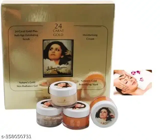 Shahnaz Husain Gold Mini Facial Kit, Set of 1
