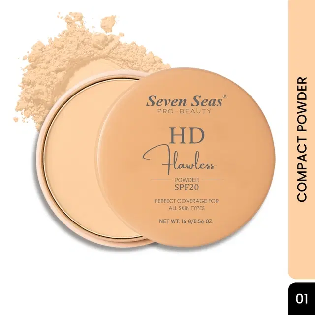 Seven Seas Absolute Compact Powder, Natural