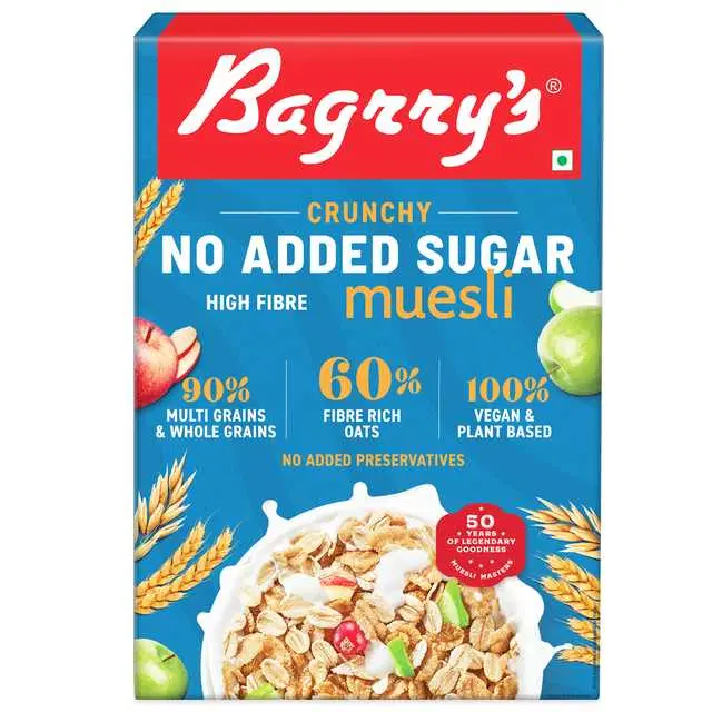 Bagrry's Crunchy Muesli With No Added Sugar 500 g