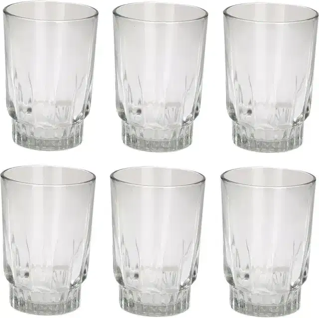 Liquor cum Cocktail Glasses, Transparent, 200 ml, Pack of 6