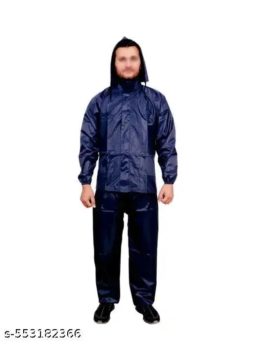 Polyester Solid Raincoat for Men/women, Multicolour (S)
