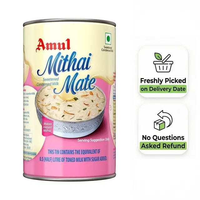 Amul Mithai Mate Sweetened Condensed Milk 200 g (Tin)