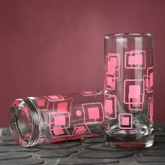 Liquor cum Cocktail Glasses, Transparent, 300 ml, Pack of 2