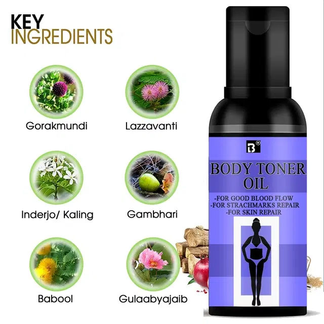 Body Toner Herbal Oil, 50 ml