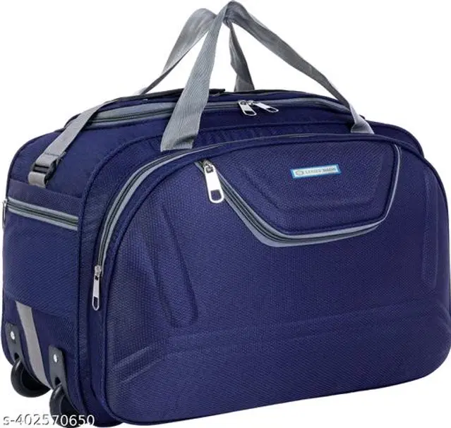 Polyester Duffel Bags, Blue