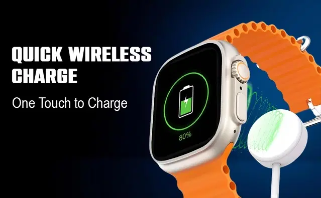 Silicone T800 Ultra Smartwatch, Orange