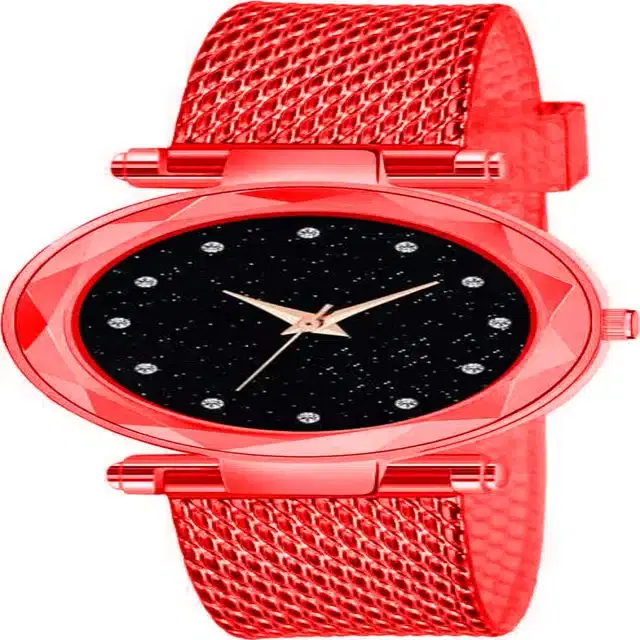 Women's Analog Watches, Pack of 1 (Red)
