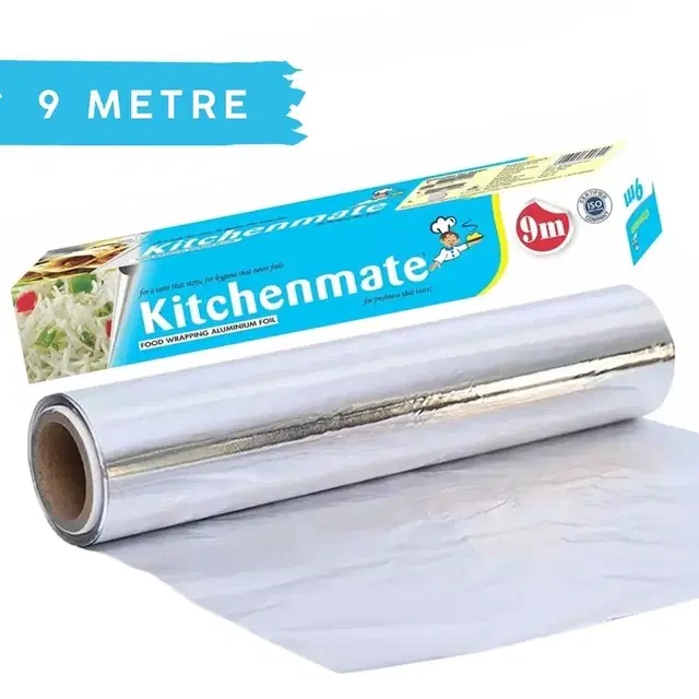 Kitchenmate Aluminium Foil, Silver, 9 m