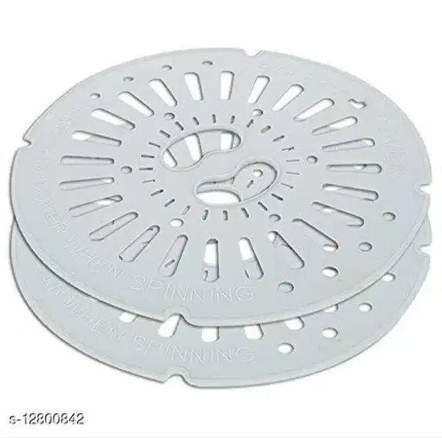 Washing Machine Spin Cover, White, Pack of 2