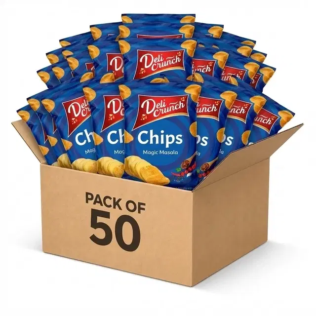 DeliCrunch Magic Masala 50X50 g (Pack of 50)